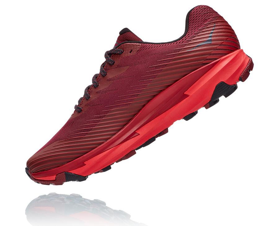 Hoka One One トレイルシューズ メンズ 赤 - トレント 2 - AY1326789